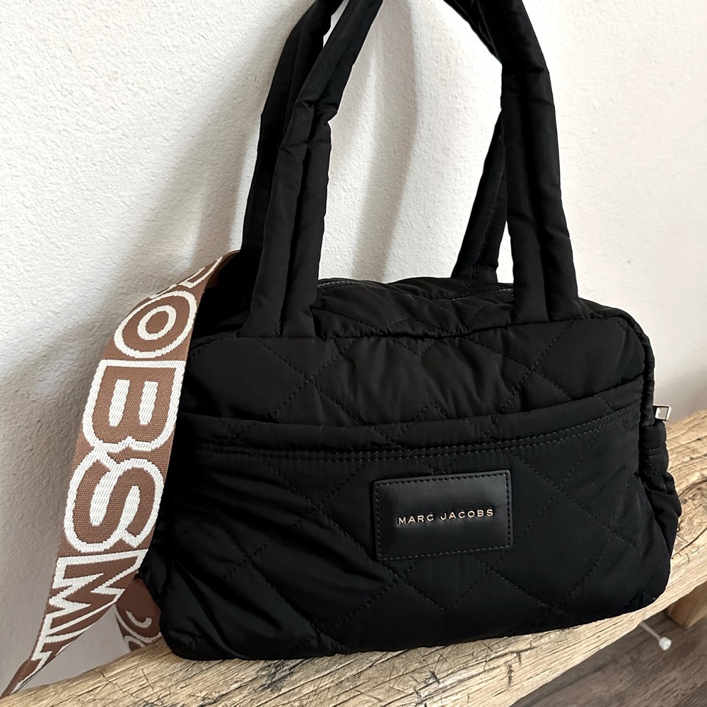 Marc Jacobs Shoulder Bag / Small Weekender with Espresso Guitar Strap
